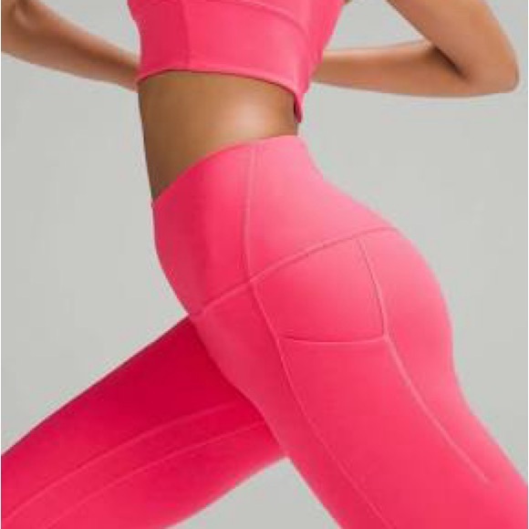 NWT Lululemon 28” Align leggings in size 6 Lip Gloss - Picture 3 of 6